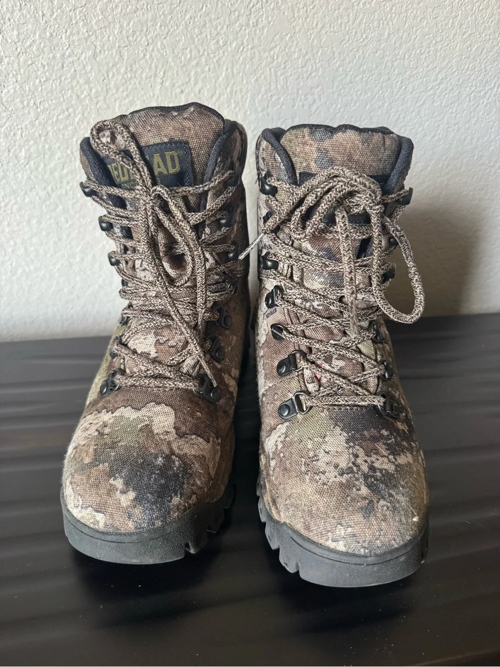 RedHead Youth Hunt 600 Waterproof Camo Hunting Boots Size 4